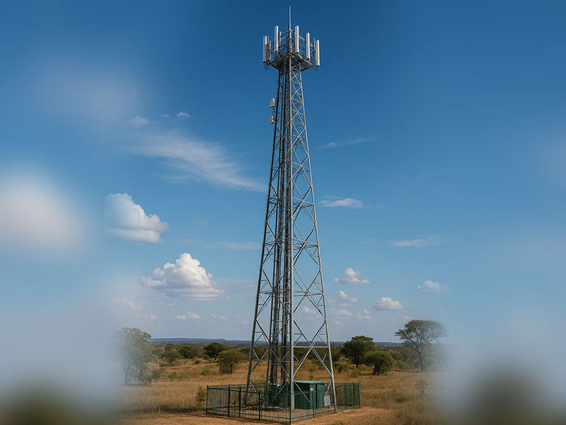 Solar-Powered Telecom Mast
